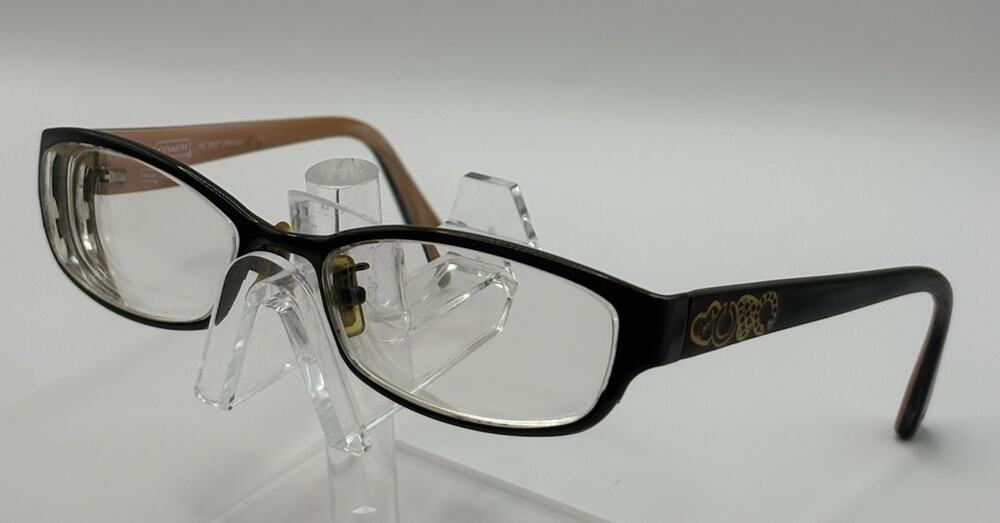 Coach HC5007 Willow 9044 Satin Black Women's Eyeglass Frames 52-16-135